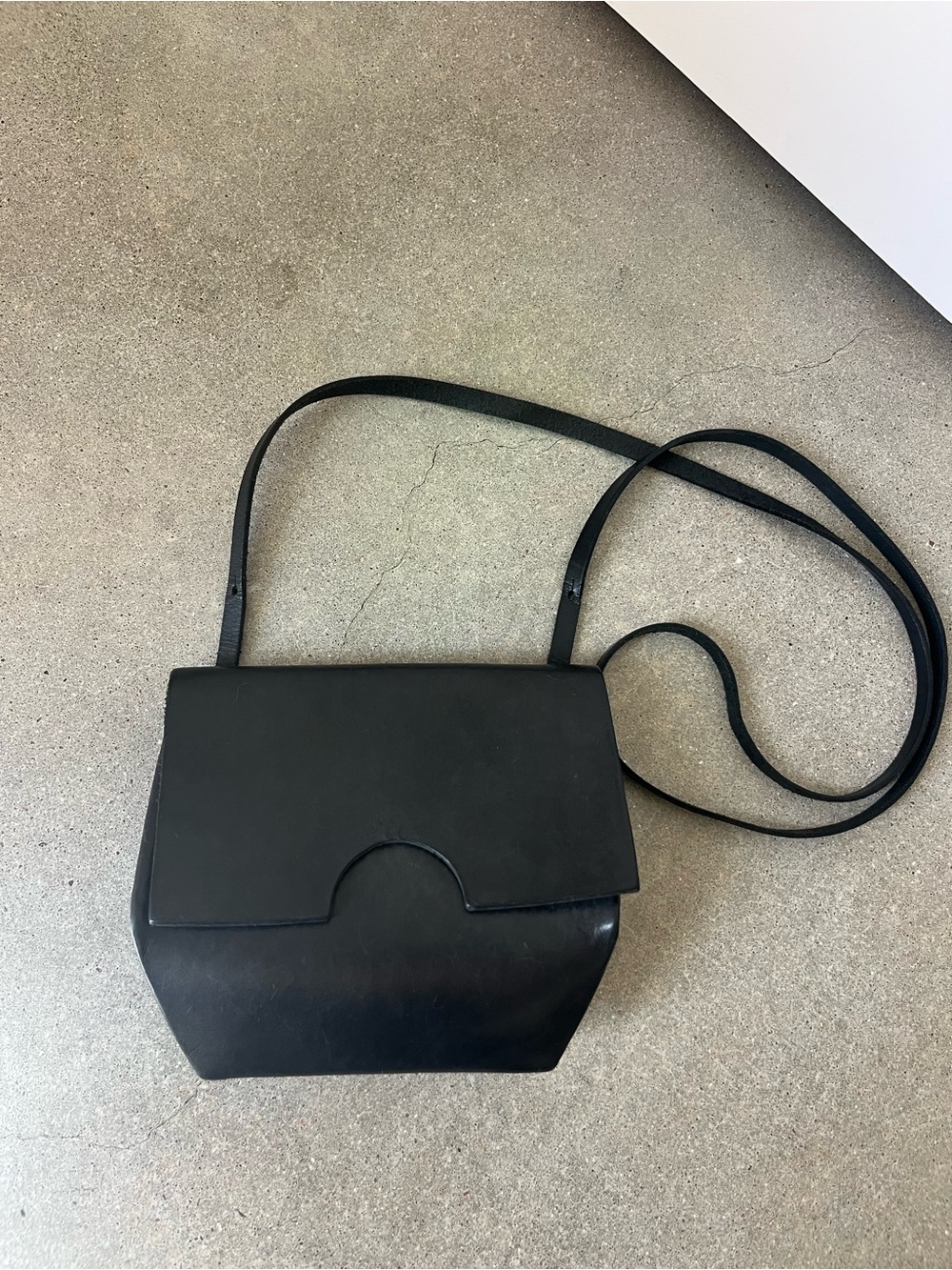 COS leather bag